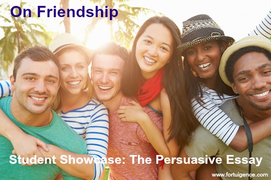 Friendship persuasive essay showcase